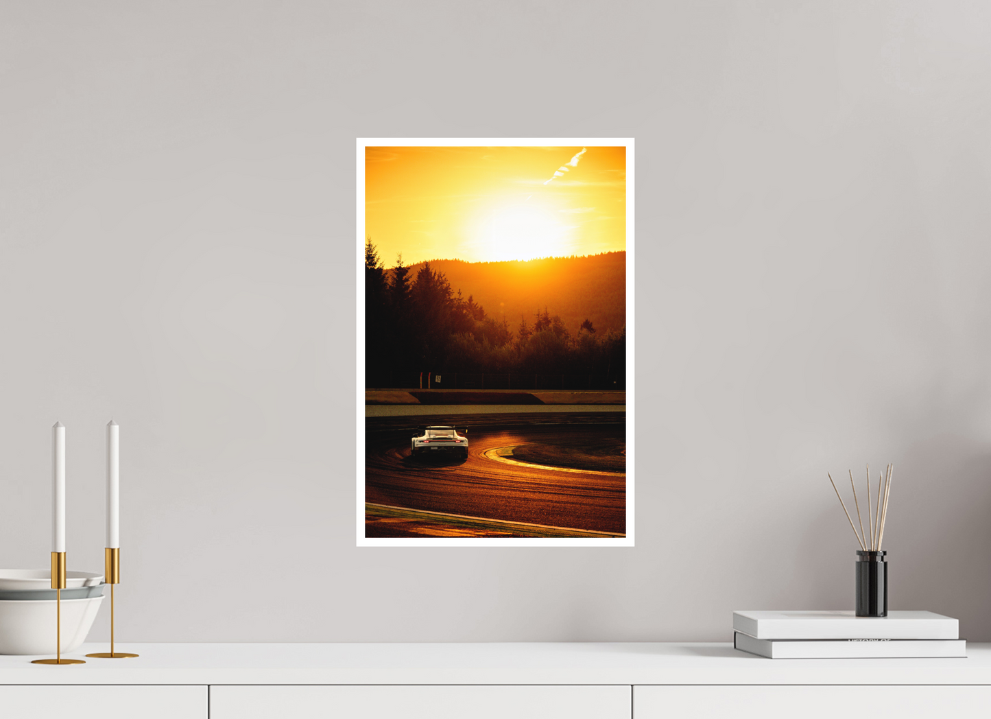 30 x 45 cm, Fine Art 2 Matt 911 Sunset Bruxelles turn Spa Francochamps 2026