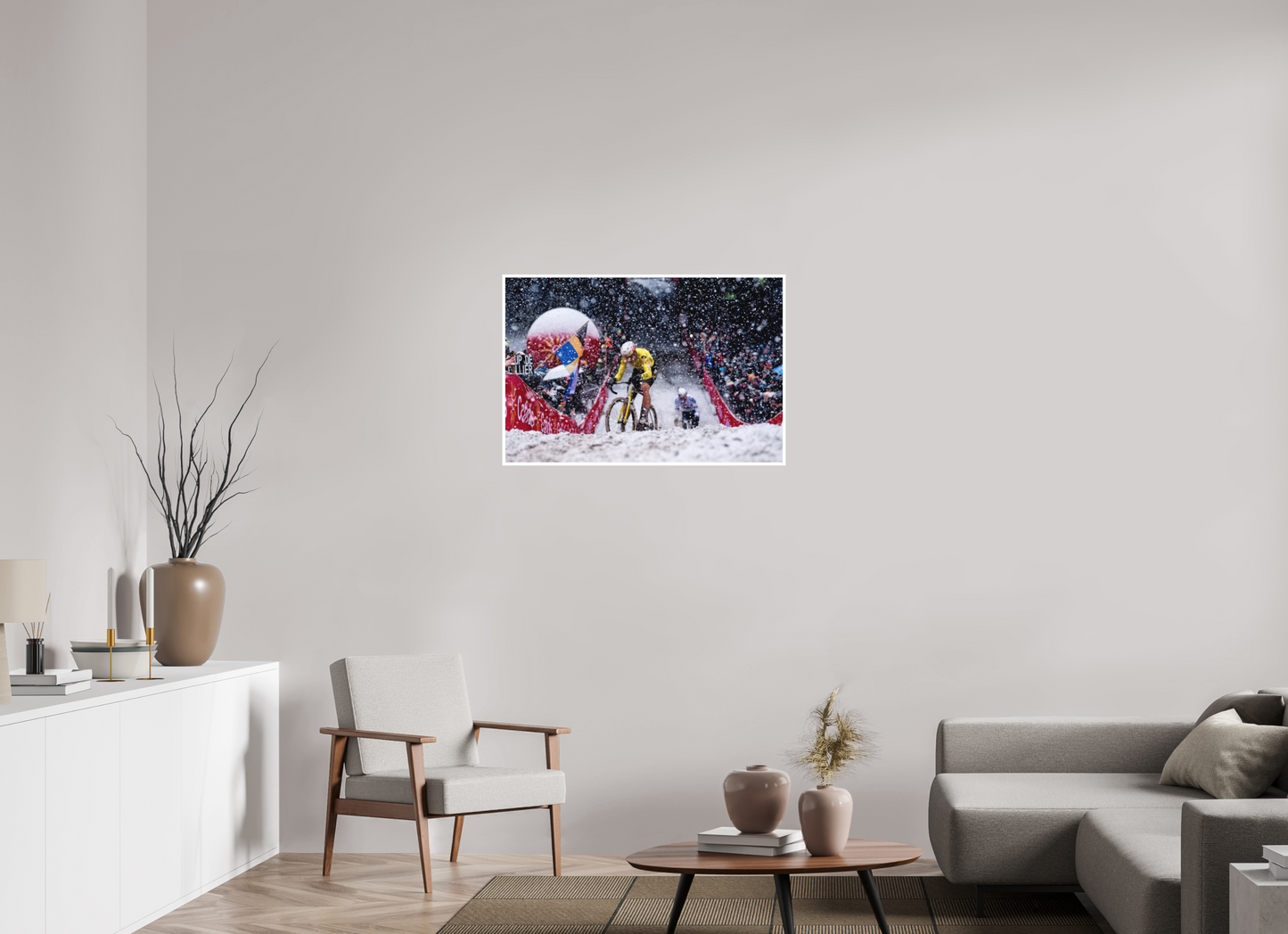 90 x 60 cm, Fine Art 2 Matt WVA & MVDP in the Mol Cross under the Snow
