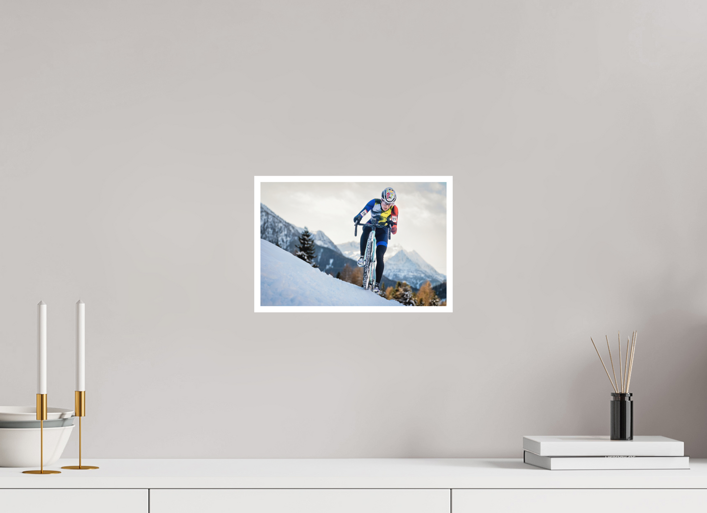 30 x 20 cm, Fine Art 2 Matt Cyclocross in Val Di Sole - Maghalie Rochette