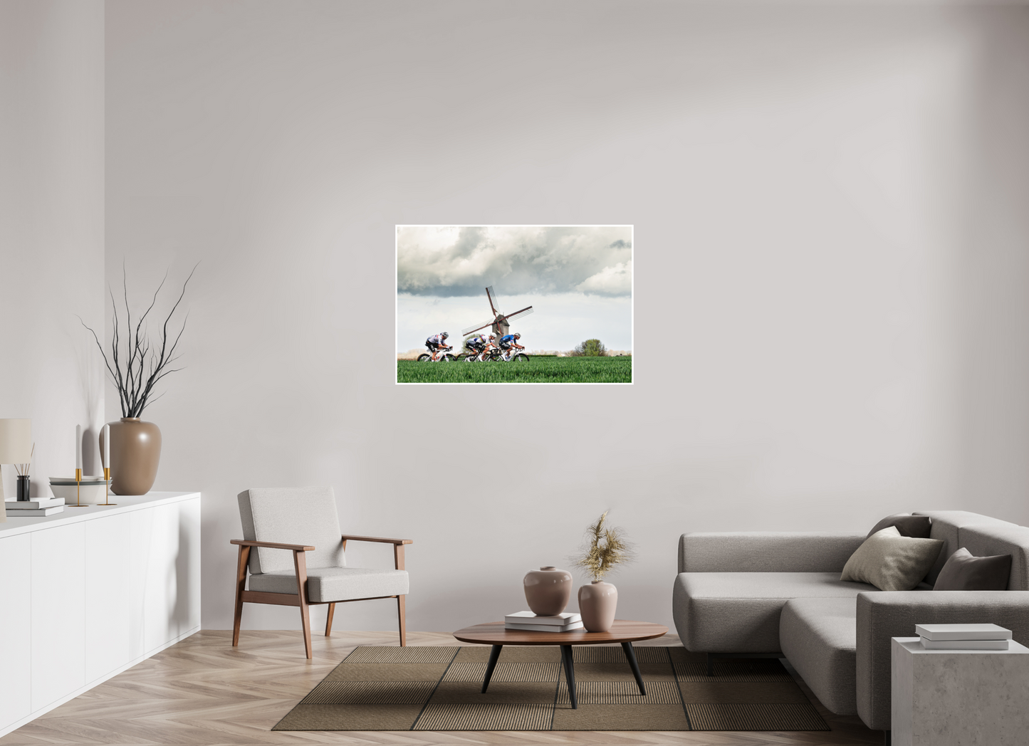 120 x 80 cm, Fine Art 2 Matt The windmill of the Molenberg