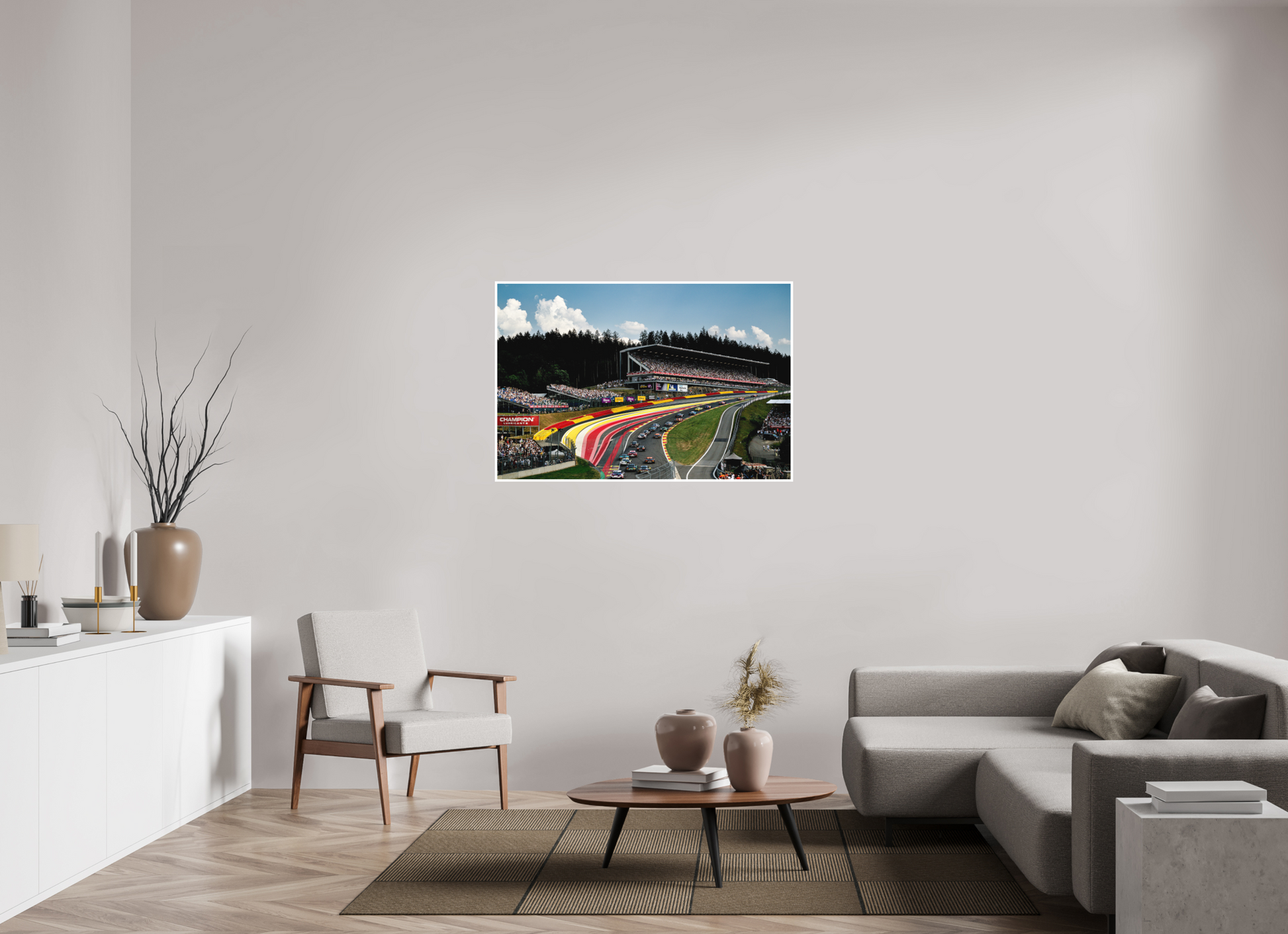 120 x 80 cm, Fine Art 2 Matt The Start of the Crowdstrike 24hours of Spa - Francorchamps 2026
