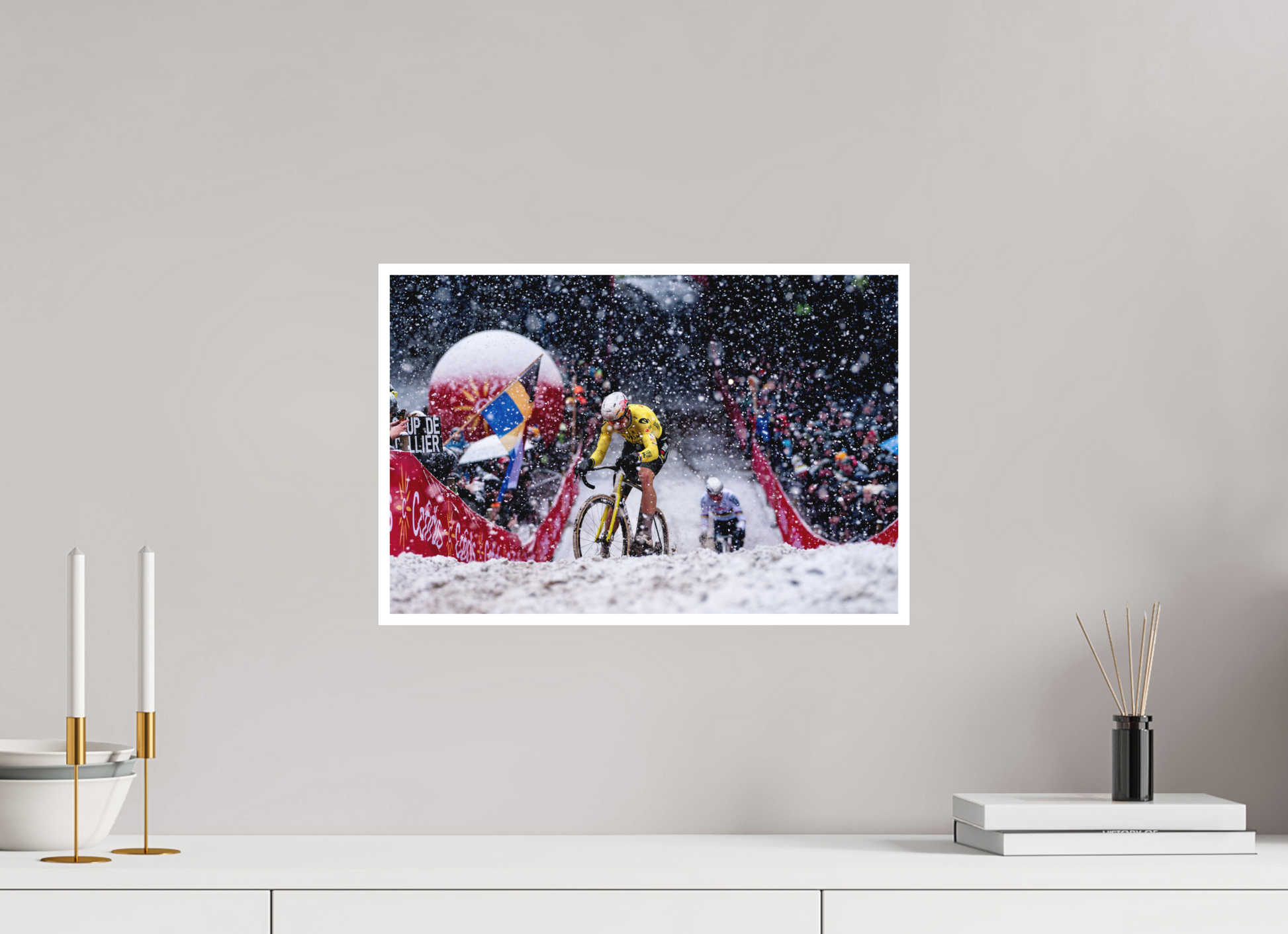 45 x 30 cm, Fine Art 2 Matt WVA & MVDP in the Mol Cross under the Snow