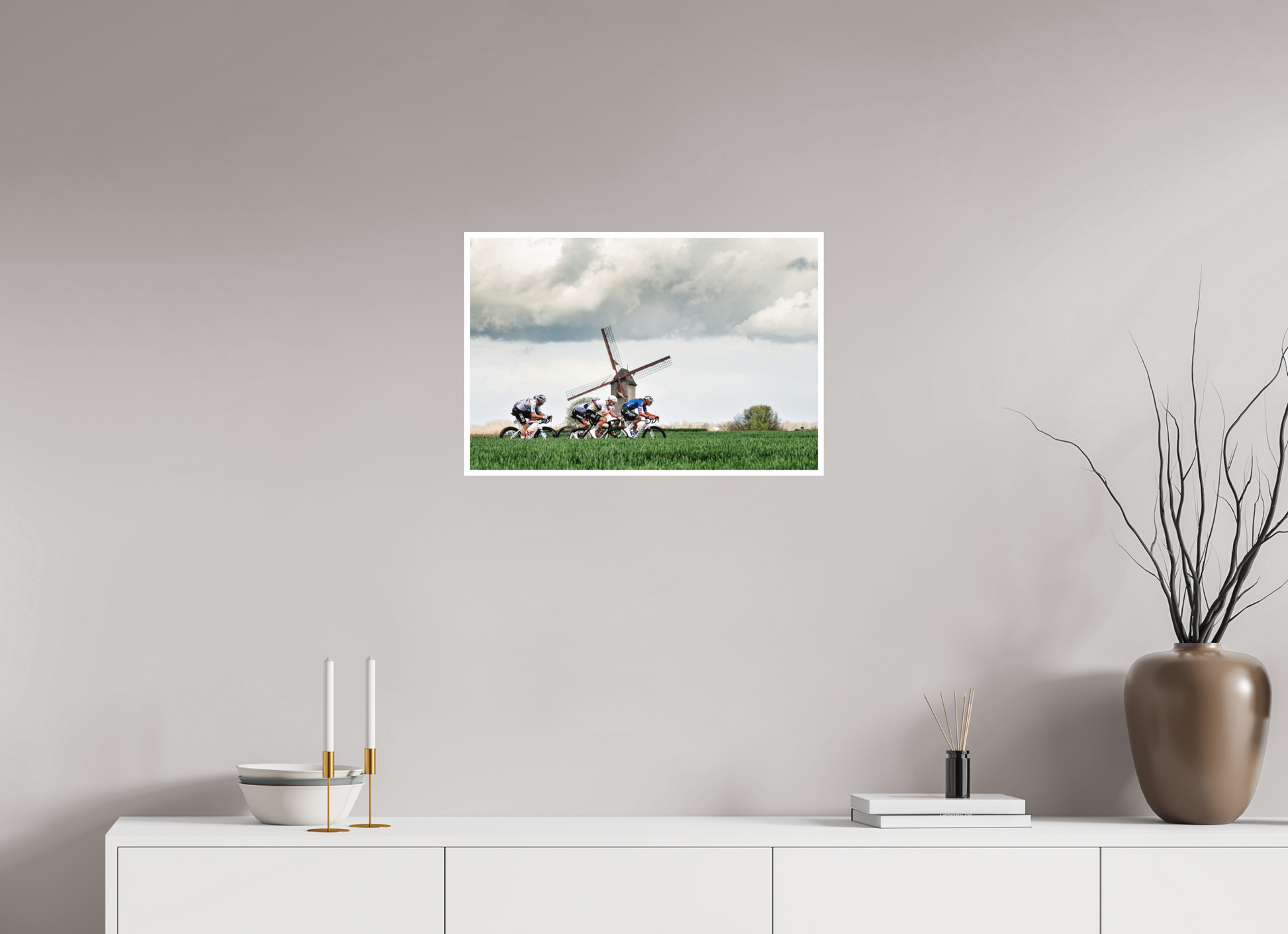 60 x 40 cm, Fine Art 2 Matt The windmill of the Molenberg