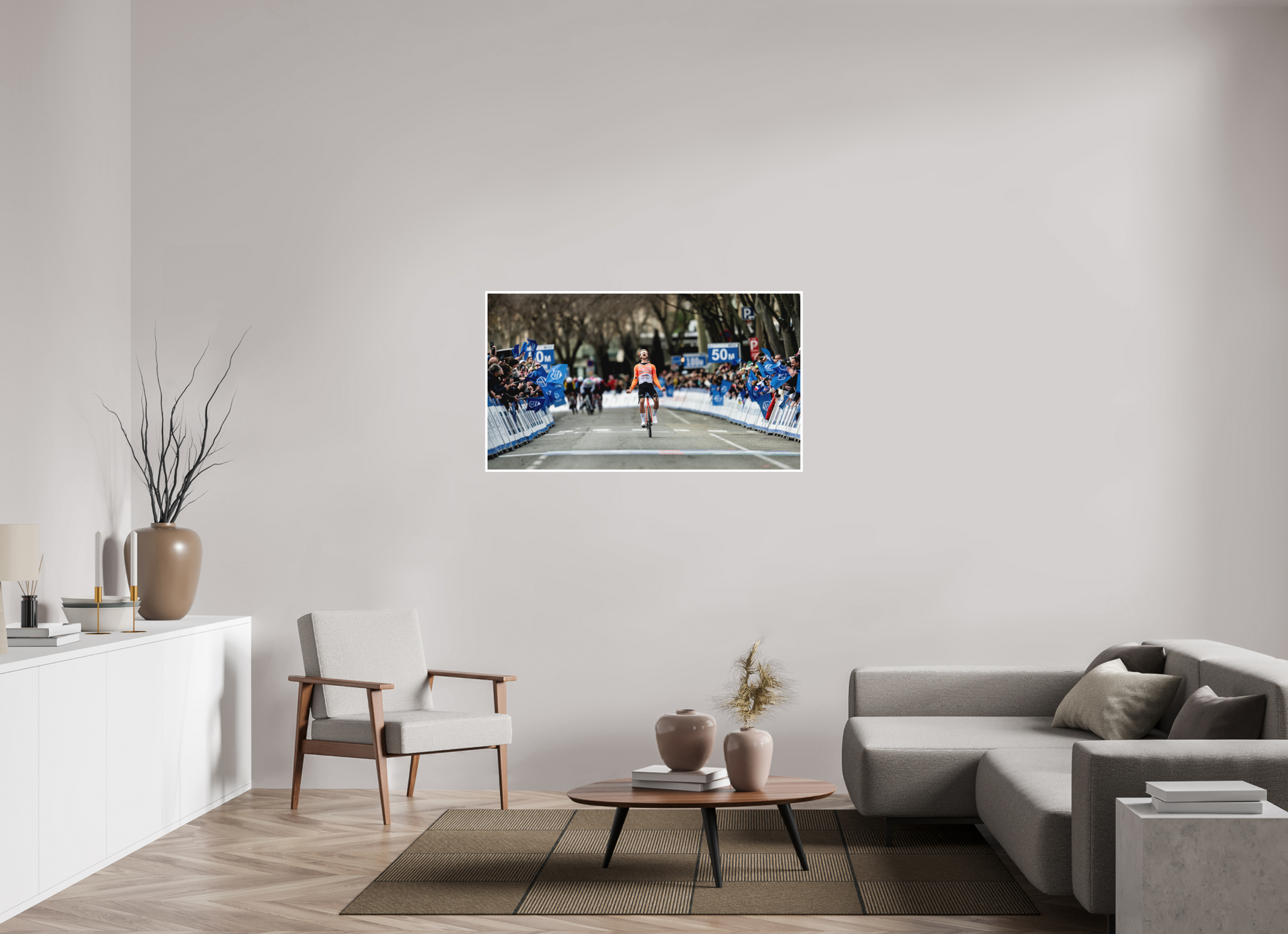128 x 72 cm, Fine Art 2 Matt Cic Tour De La Provence 2026 - Stage 3 / The Win
