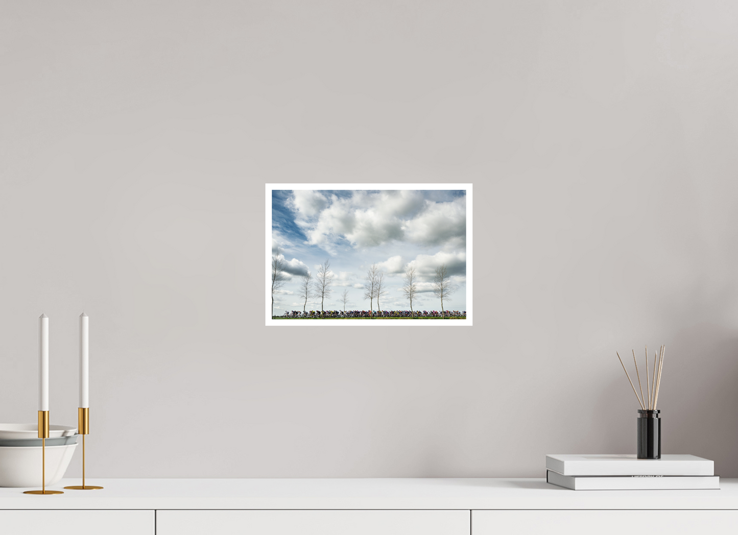 30 x 20 cm, Fine Art 2 Matt Flanders fields 2026 - The peloton true the field