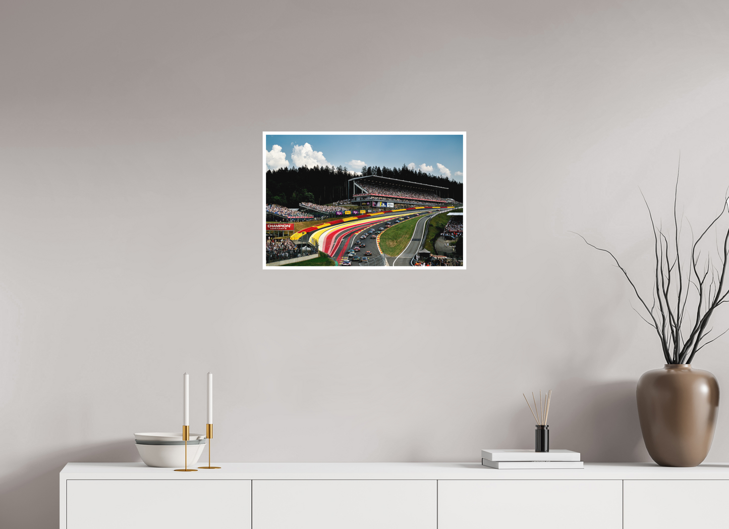 60 x 40 cm, Fine Art 2 Matt The Start of the Crowdstrike 24hours of Spa - Francorchamps 2026