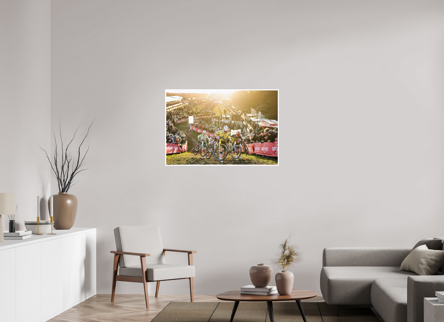 105 x 70 cm, Fine Art 2 Matt Uci Cyclocross Worldcup 2025 - 2026 Round 9 Dendermonde
