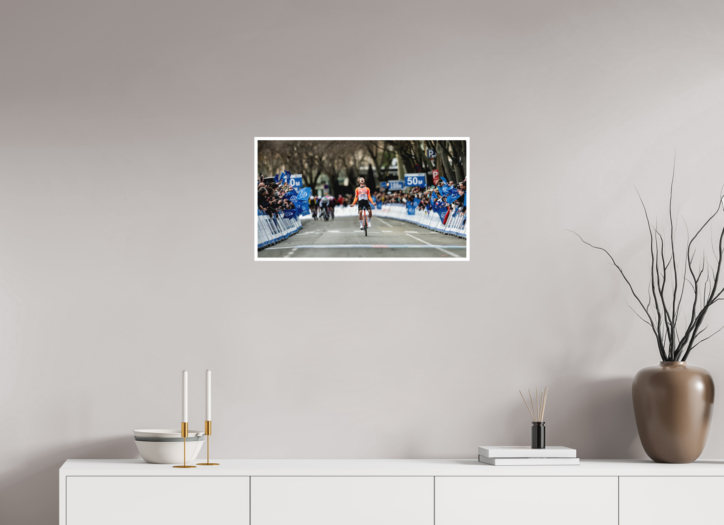 64 x 36 cm, Fine Art 2 Matt Cic Tour De La Provence 2026 - Stage 3 / The Win