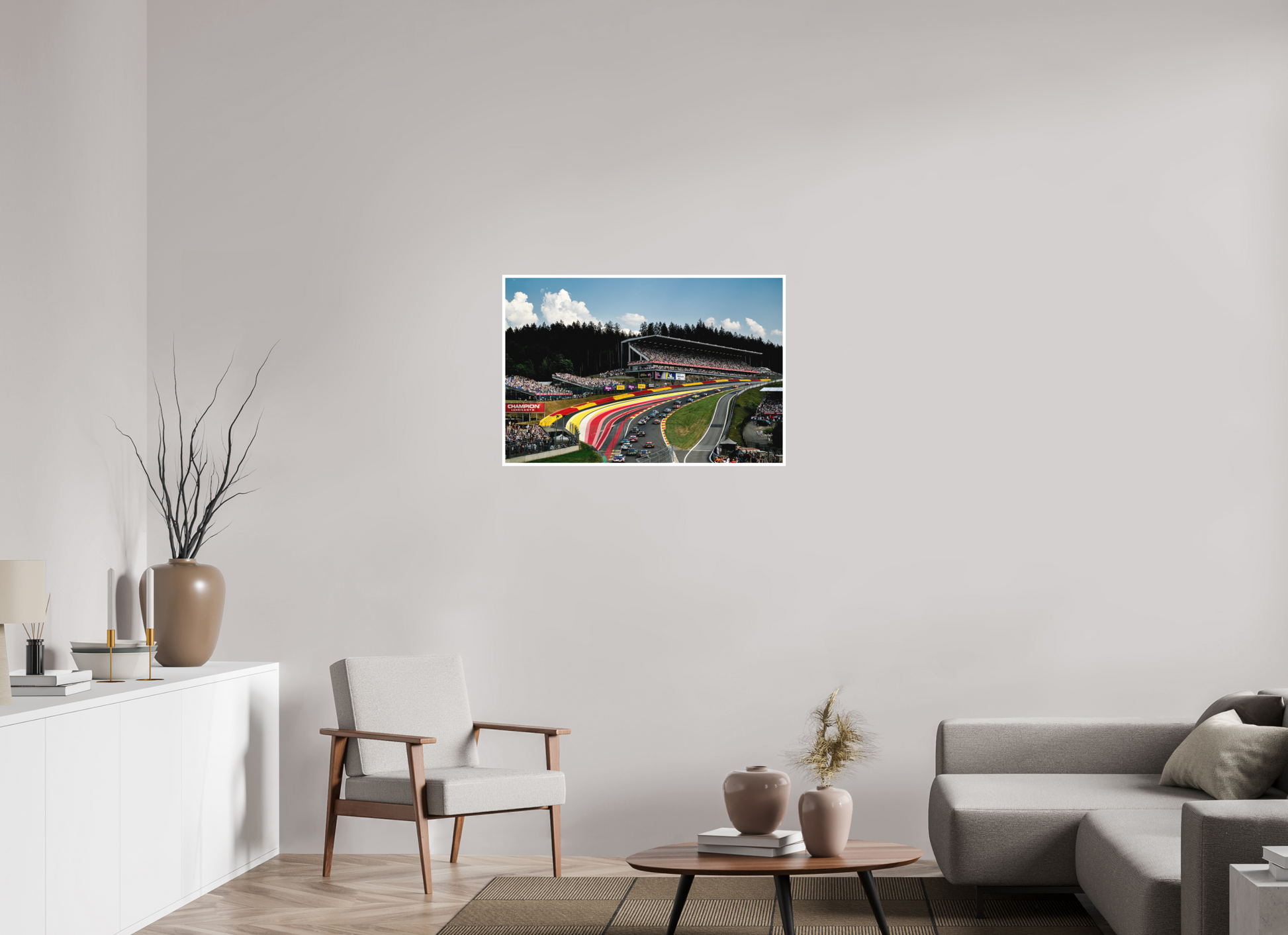 90 x 60 cm, Fine Art 2 Matt The Start of the Crowdstrike 24hours of Spa - Francorchamps 2026