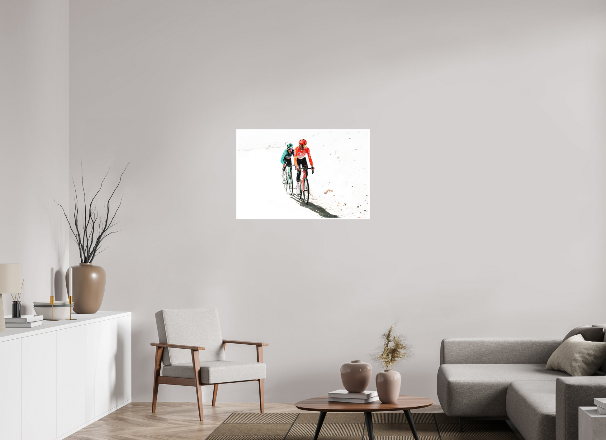 90 x 60 cm, Fine Art 2 Matt Cic Tour de La Provence Stage 2 Montagne de Lure