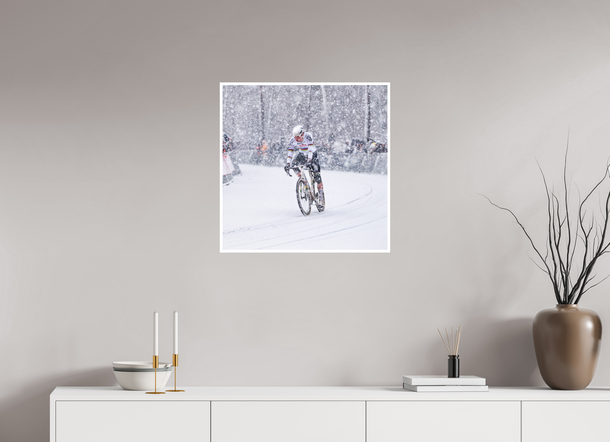 60 x 60 cm, Fine Art 2 Matt Mvdp King of Snow