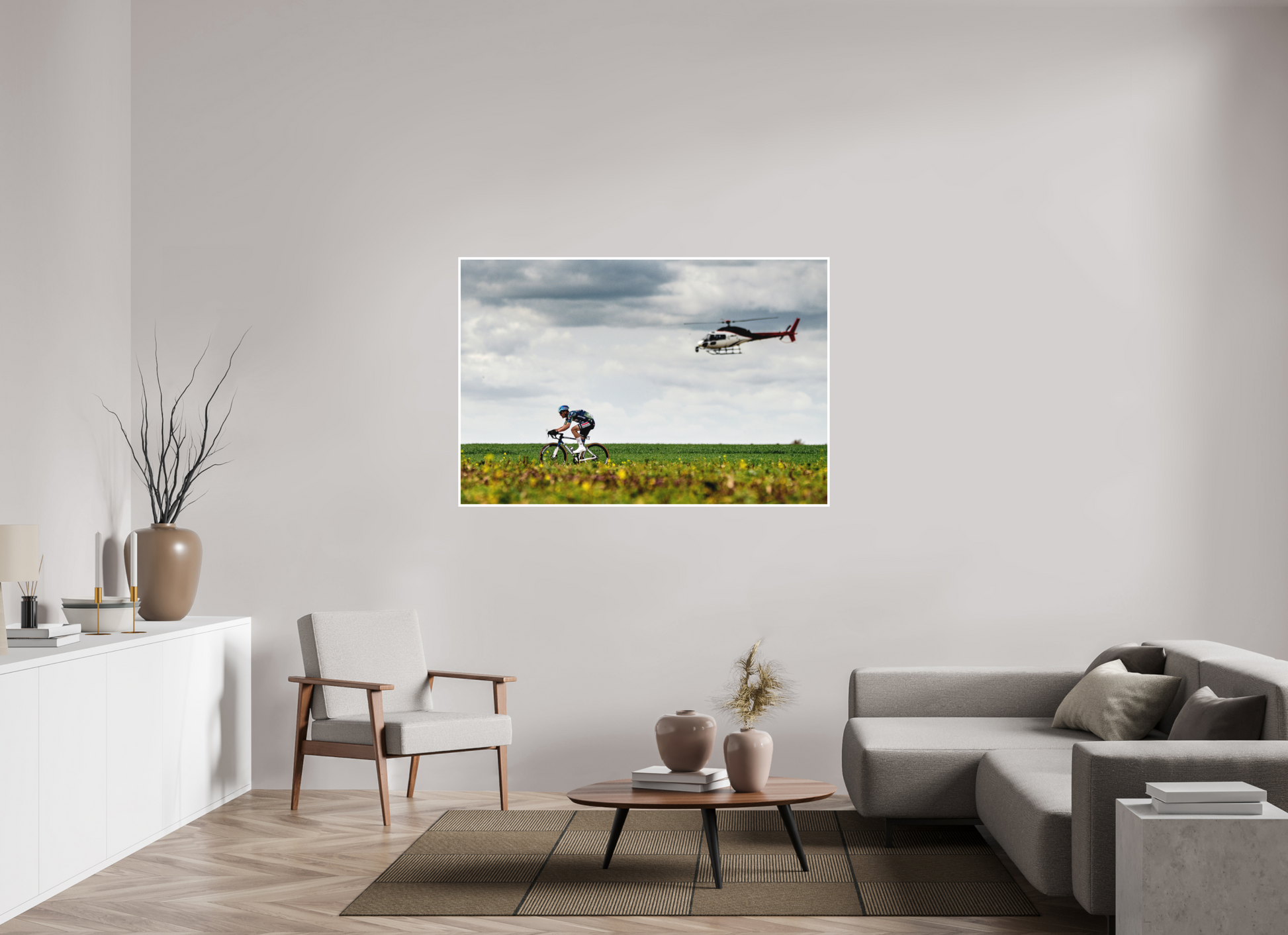 150 x 100 cm, Fine Art 2 Matt Jasper is as fast as the Heli