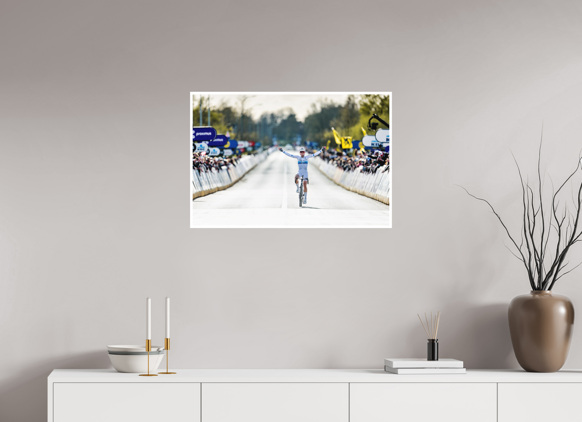 75 x 50 cm, Fine Art 2 Matt Demi Vollering wins RVV 26
