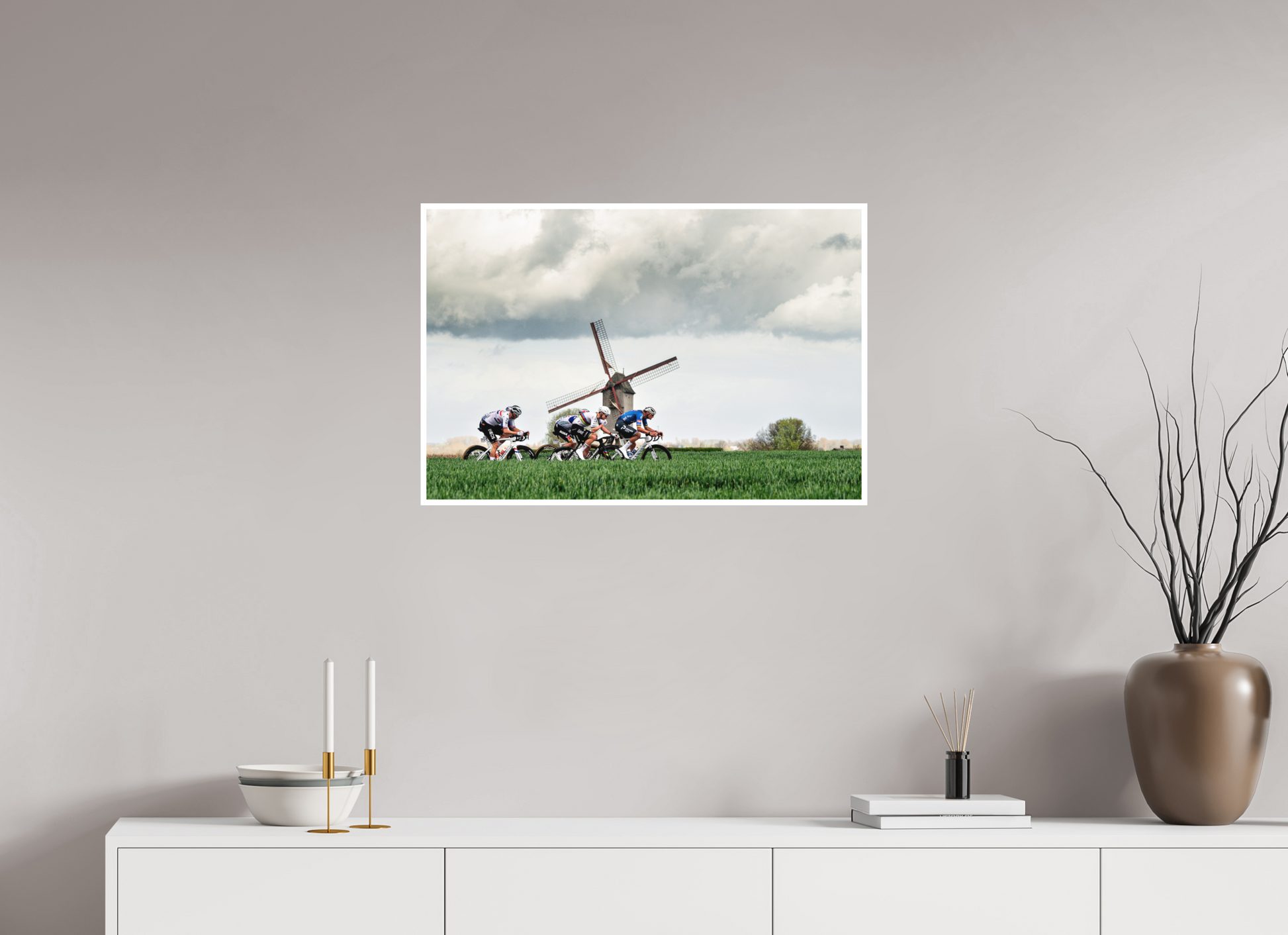 75 x 50 cm, Fine Art 2 Matt The windmill of the Molenberg