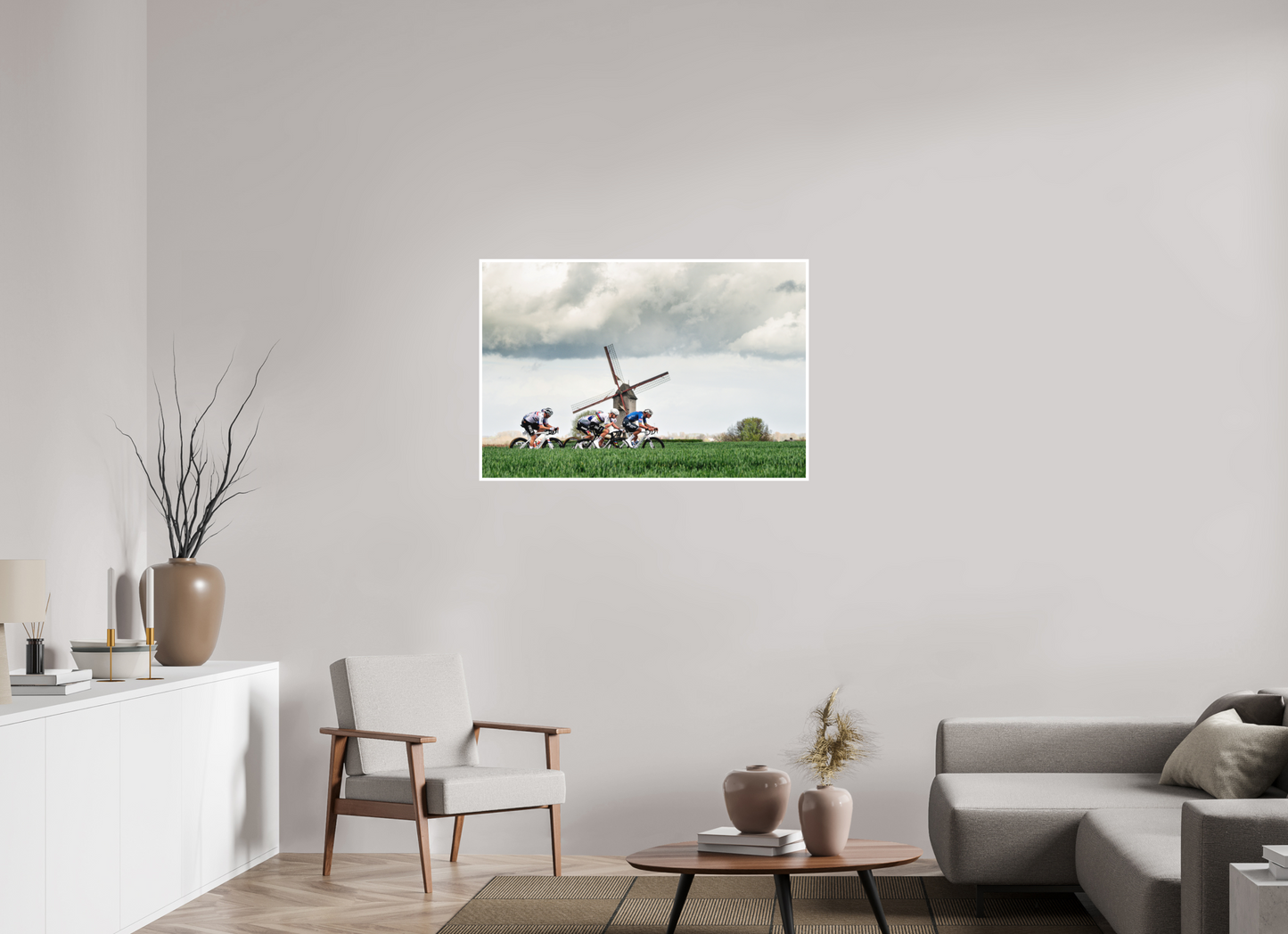 105 x 70 cm, Fine Art 2 Matt The windmill of the Molenberg