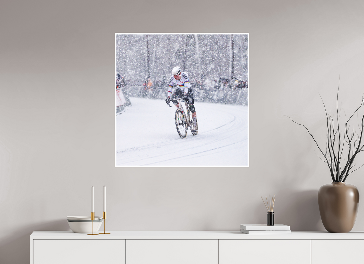 80 x 80 cm, Fine Art 2 Matt Mvdp King of Snow