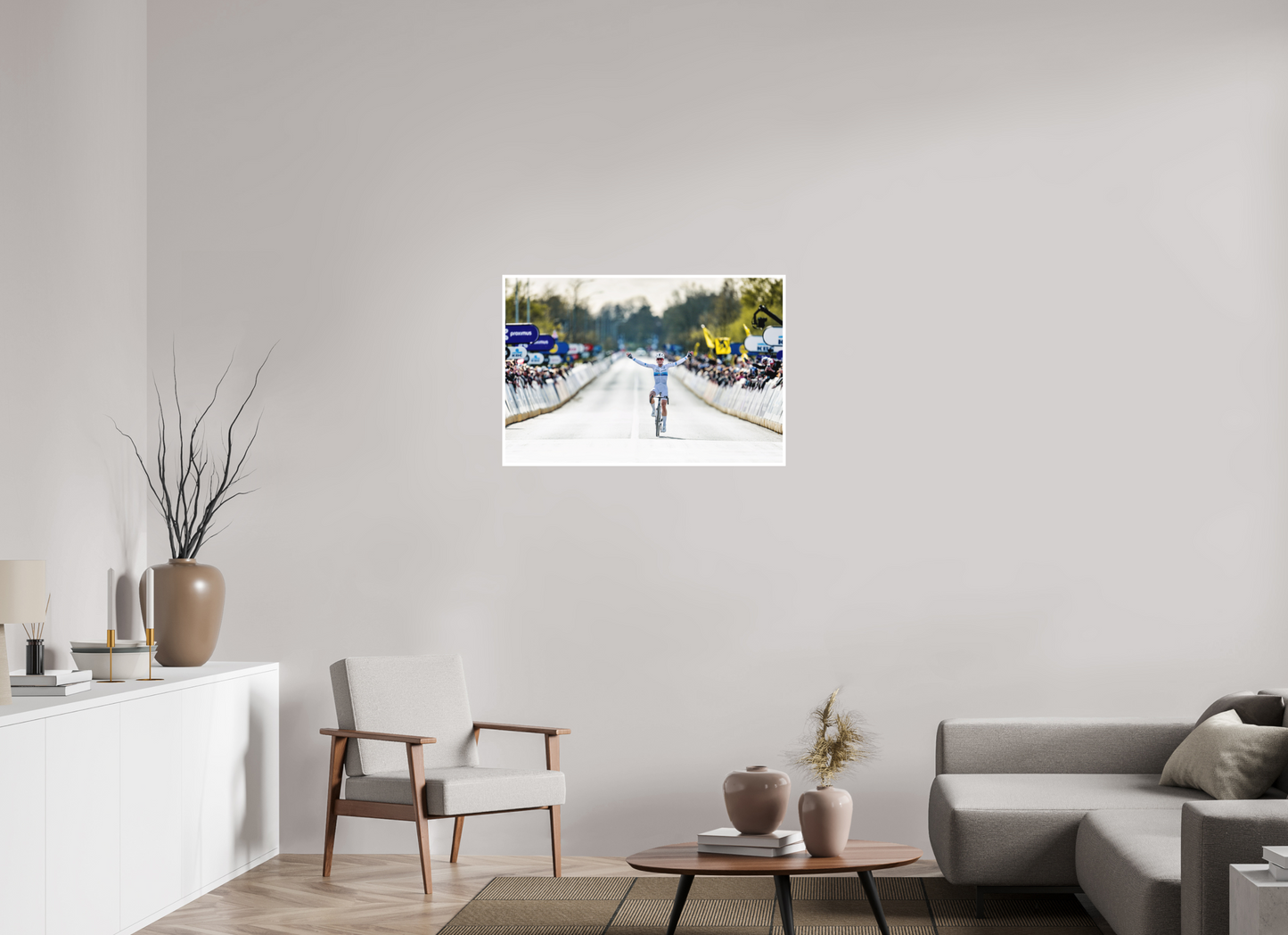90 x 60 cm, Fine Art 2 Matt Demi Vollering wins RVV 26