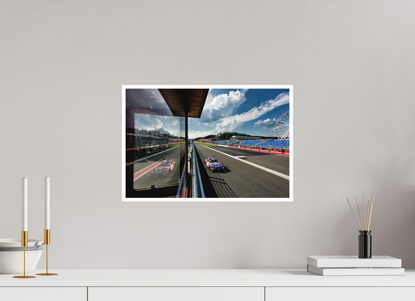 45 x 30 cm, Fine Art 2 Matt Double Trouble - 24hours of Spa