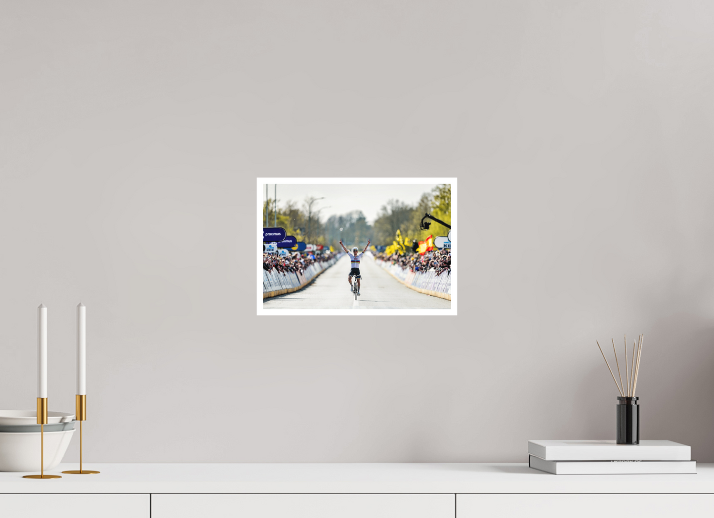 30 x 20 cm, Fine Art 2 Matt Tadej Pogacar wins RVV 26