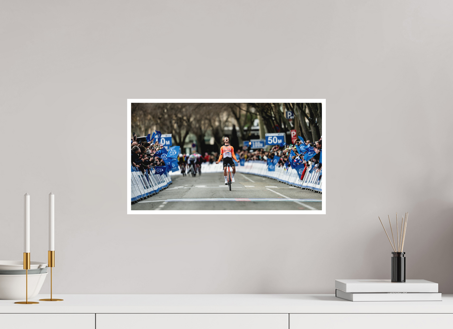 48 x 27 cm, Fine Art 2 Matt Cic Tour De La Provence 2026 - Stage 3 / The Win
