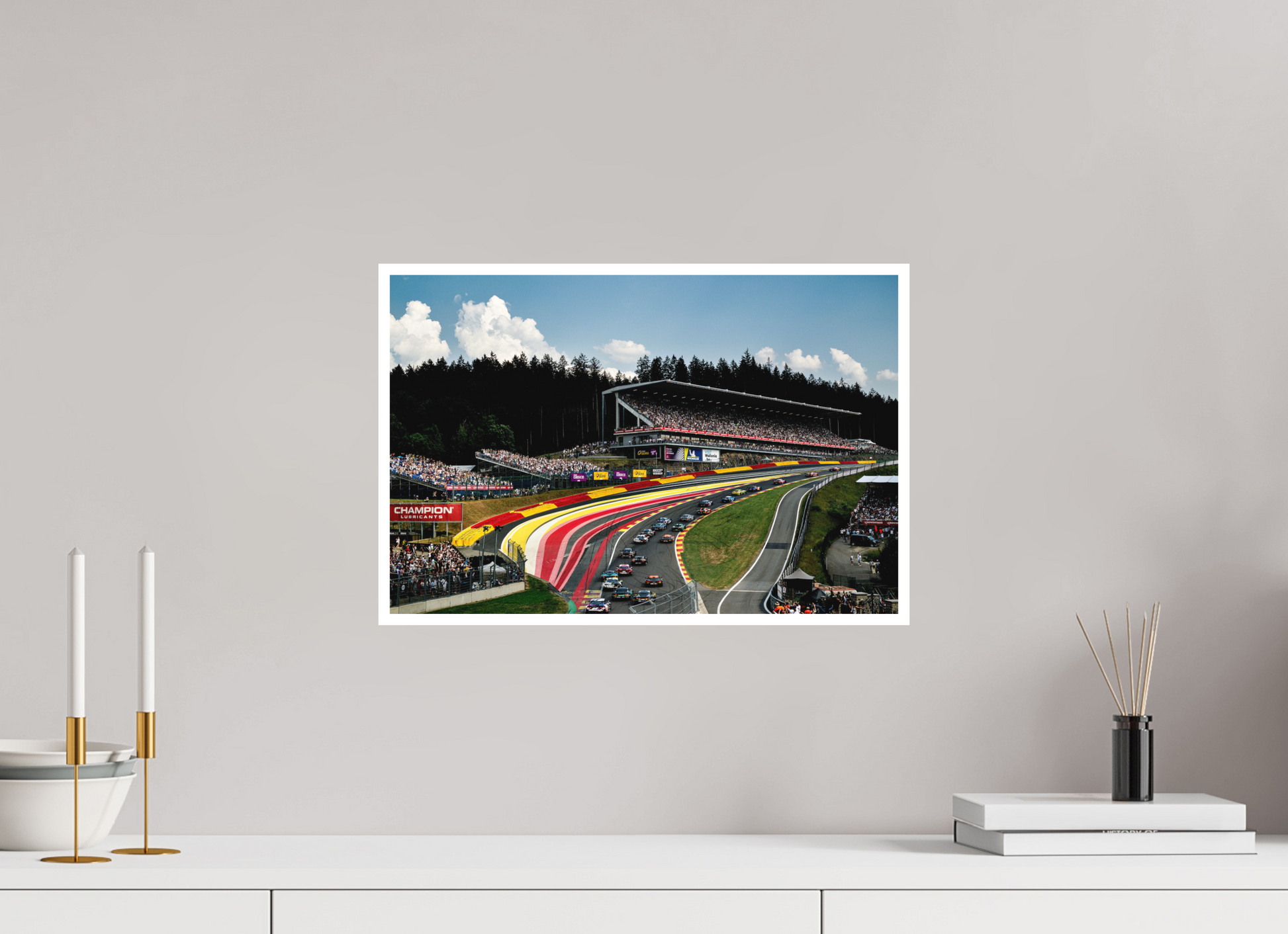 45 x 30 cm, Fine Art 2 Matt The Start of the Crowdstrike 24hours of Spa - Francorchamps 2026