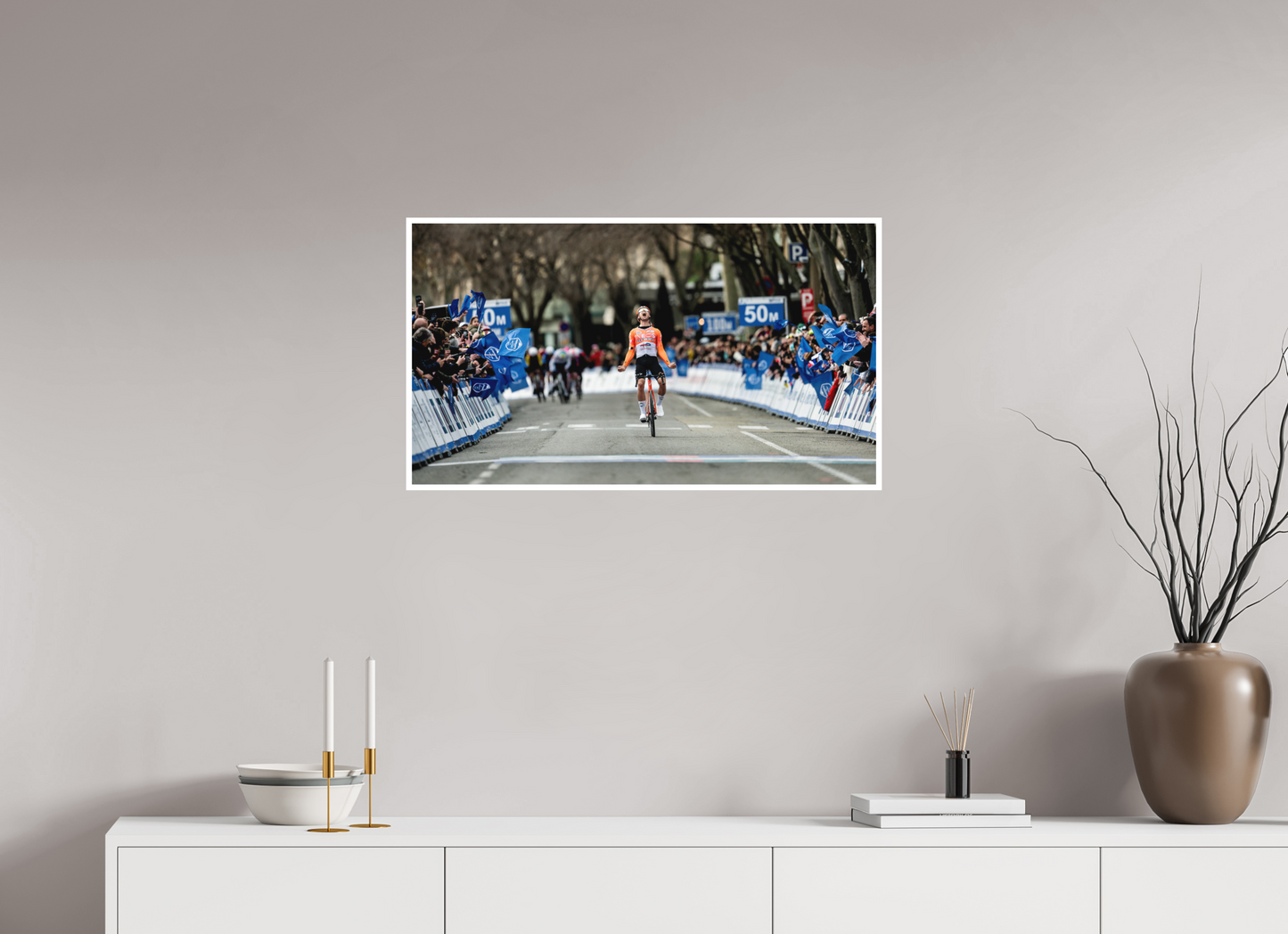 80 x 45 cm, Fine Art 2 Matt Cic Tour De La Provence 2026 - Stage 3 / The Win