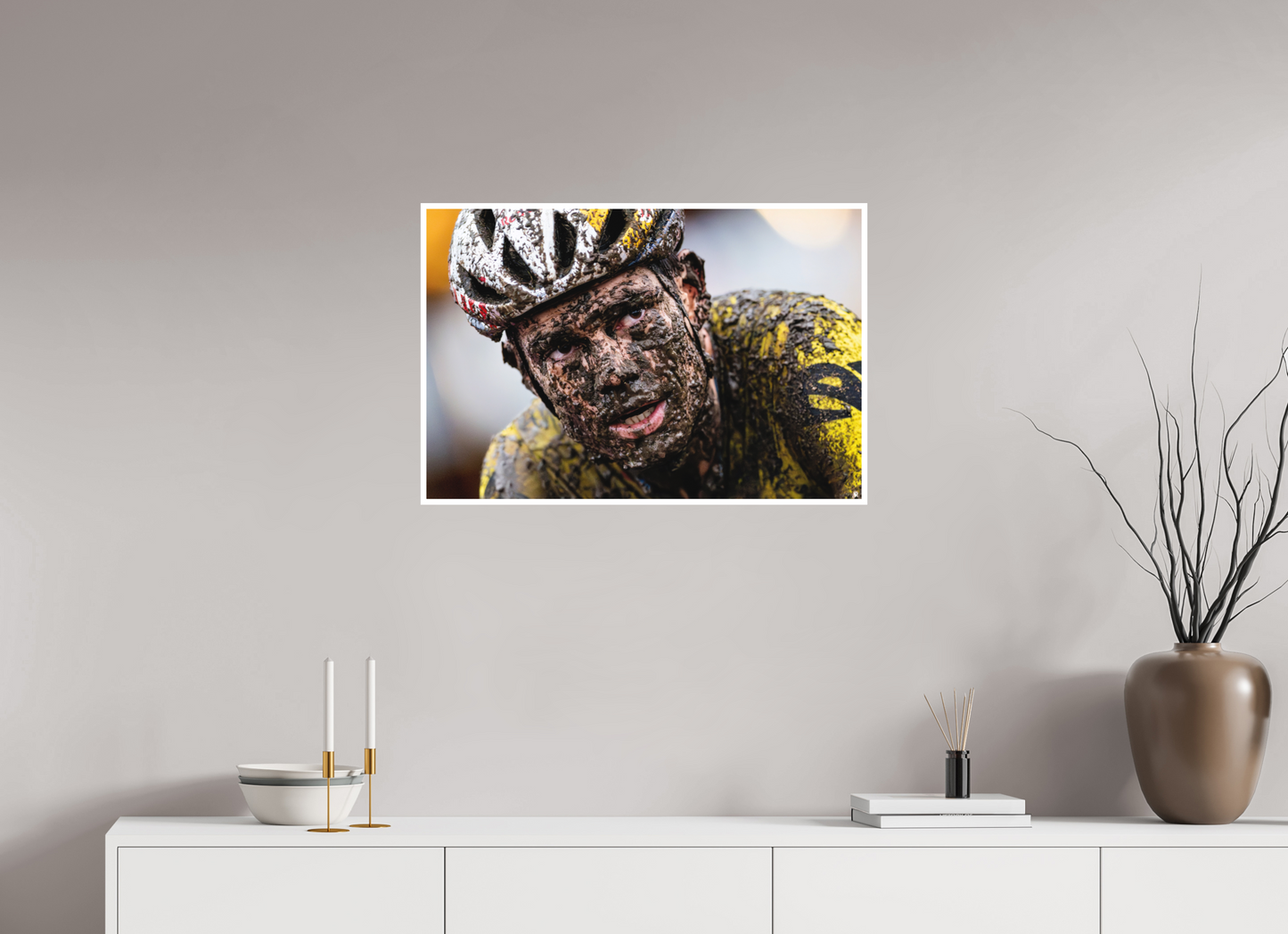 75 x 50 cm, Fine Art 2 Matt Dirty Face wins races by WVA