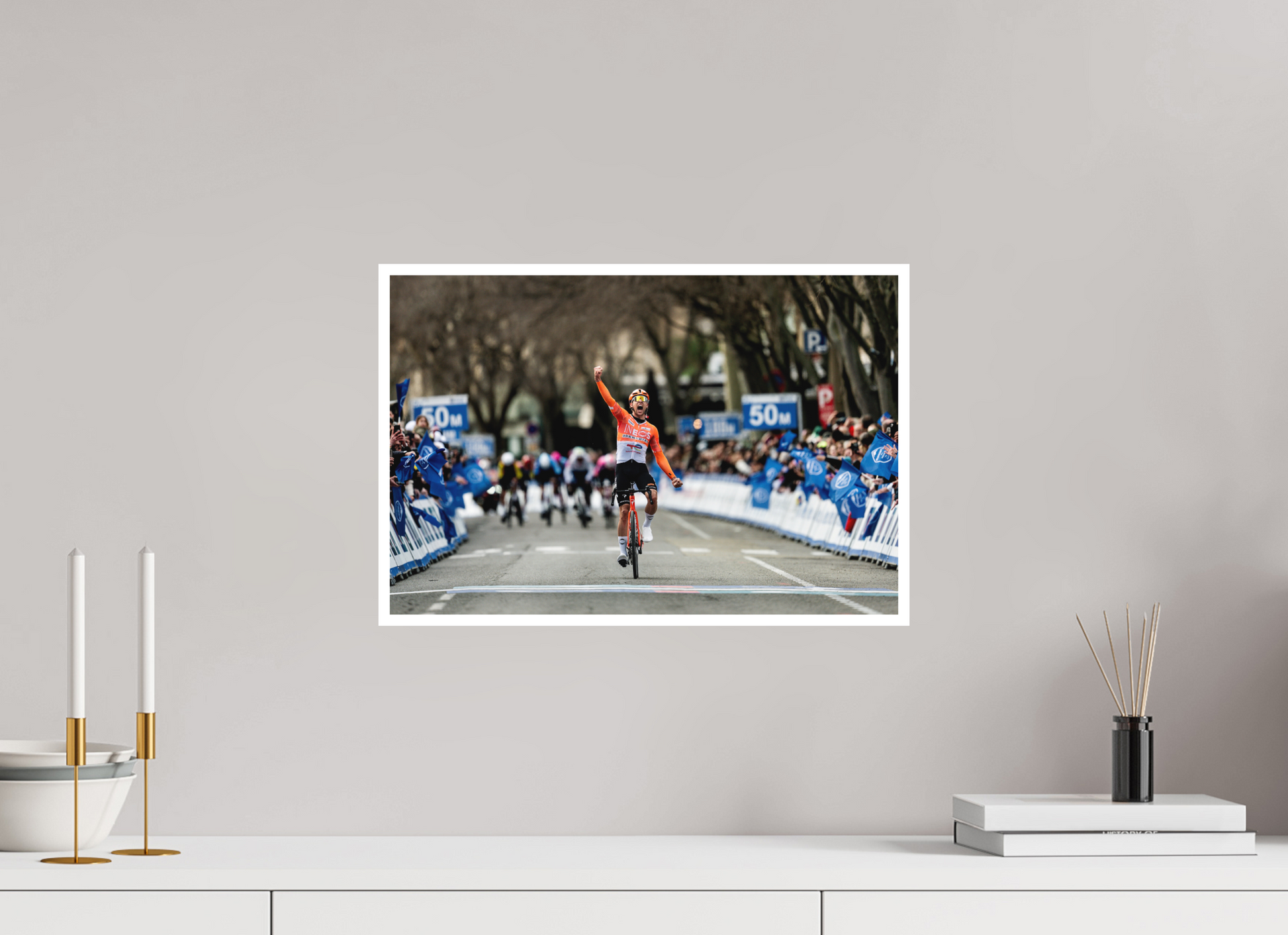 45 x 30 cm, Fine Art 2 Matt Cic Tour De La Provence 2026 - Stage 3 / The Win V2