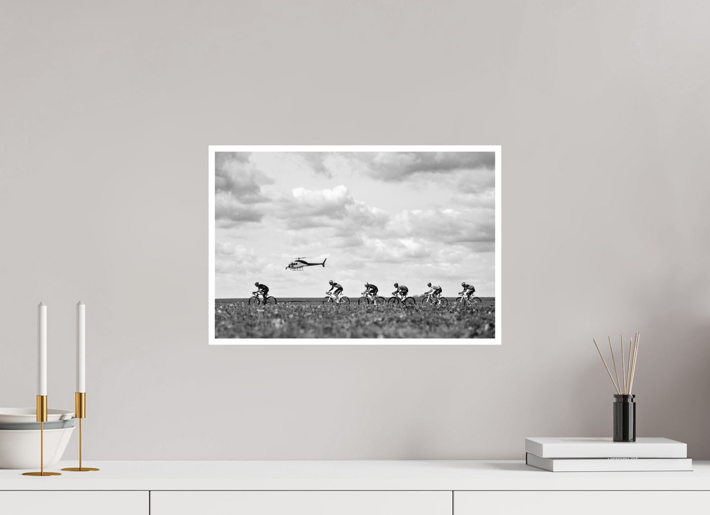 45 x 30 cm, Fine Art 2 Matt Flanders Fields 2026 - Plugstreet Sector / B&W version