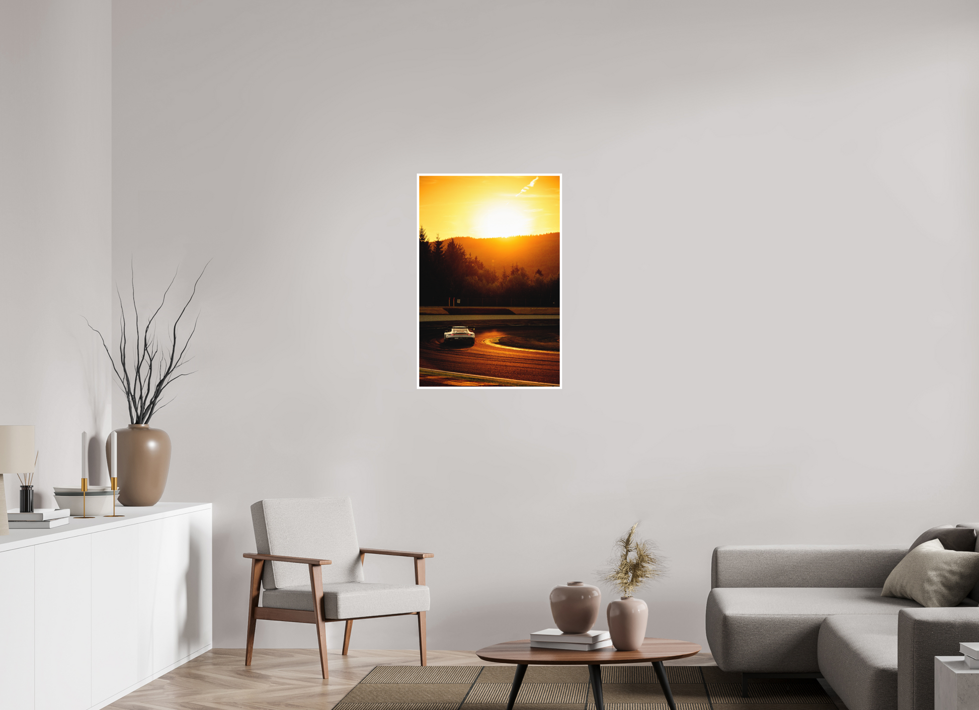 60 x 90 cm, Fine Art 2 Matt 911 Sunset Bruxelles turn Spa Francochamps 2026
