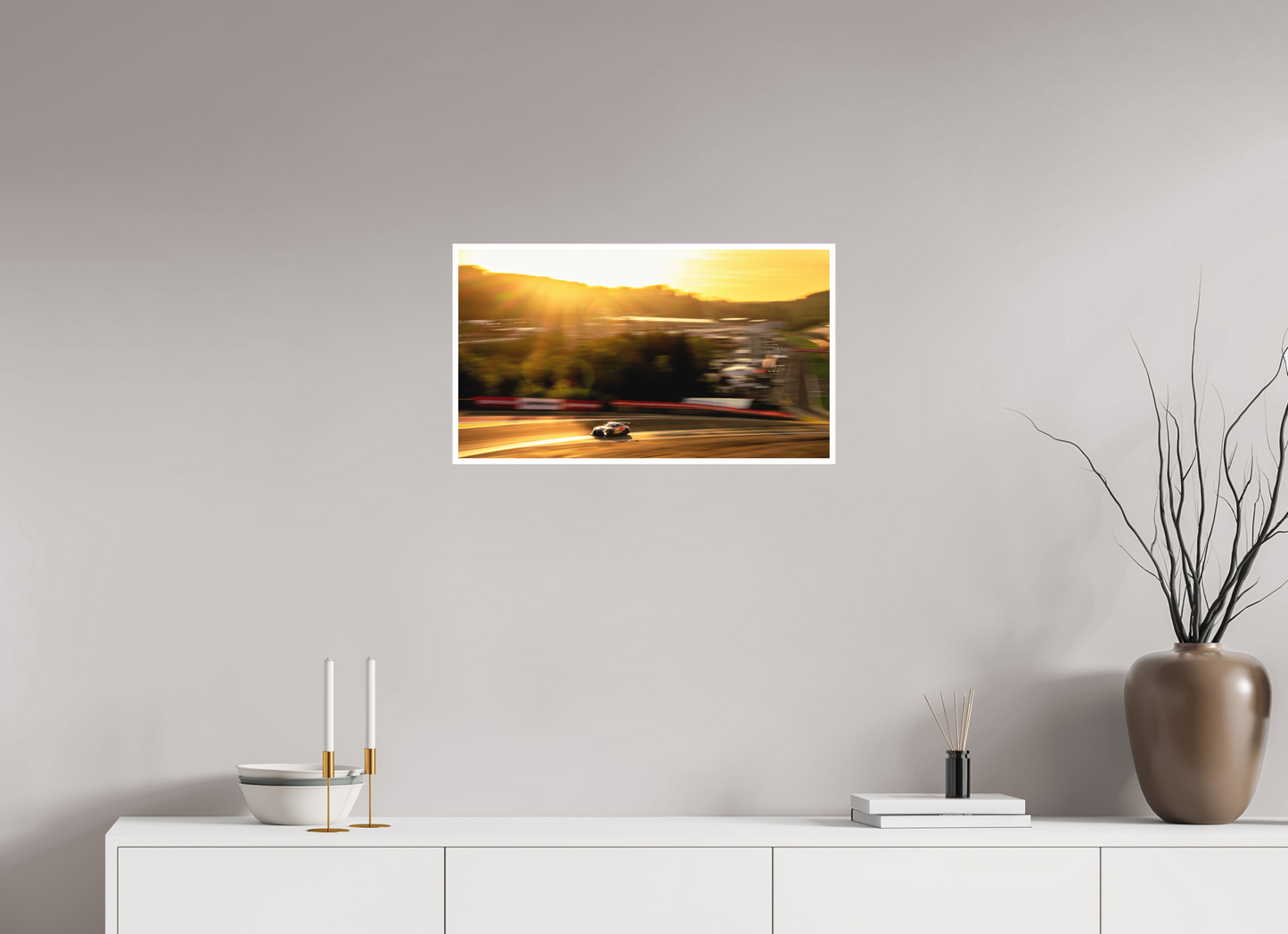 64 x 36 cm, Fine Art 2 Matt Sunset on the Raidillon