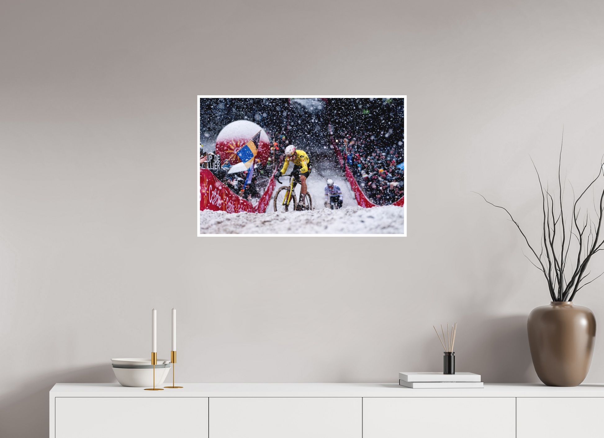 75 x 50 cm, Fine Art 2 Matt WVA & MVDP in the Mol Cross under the Snow