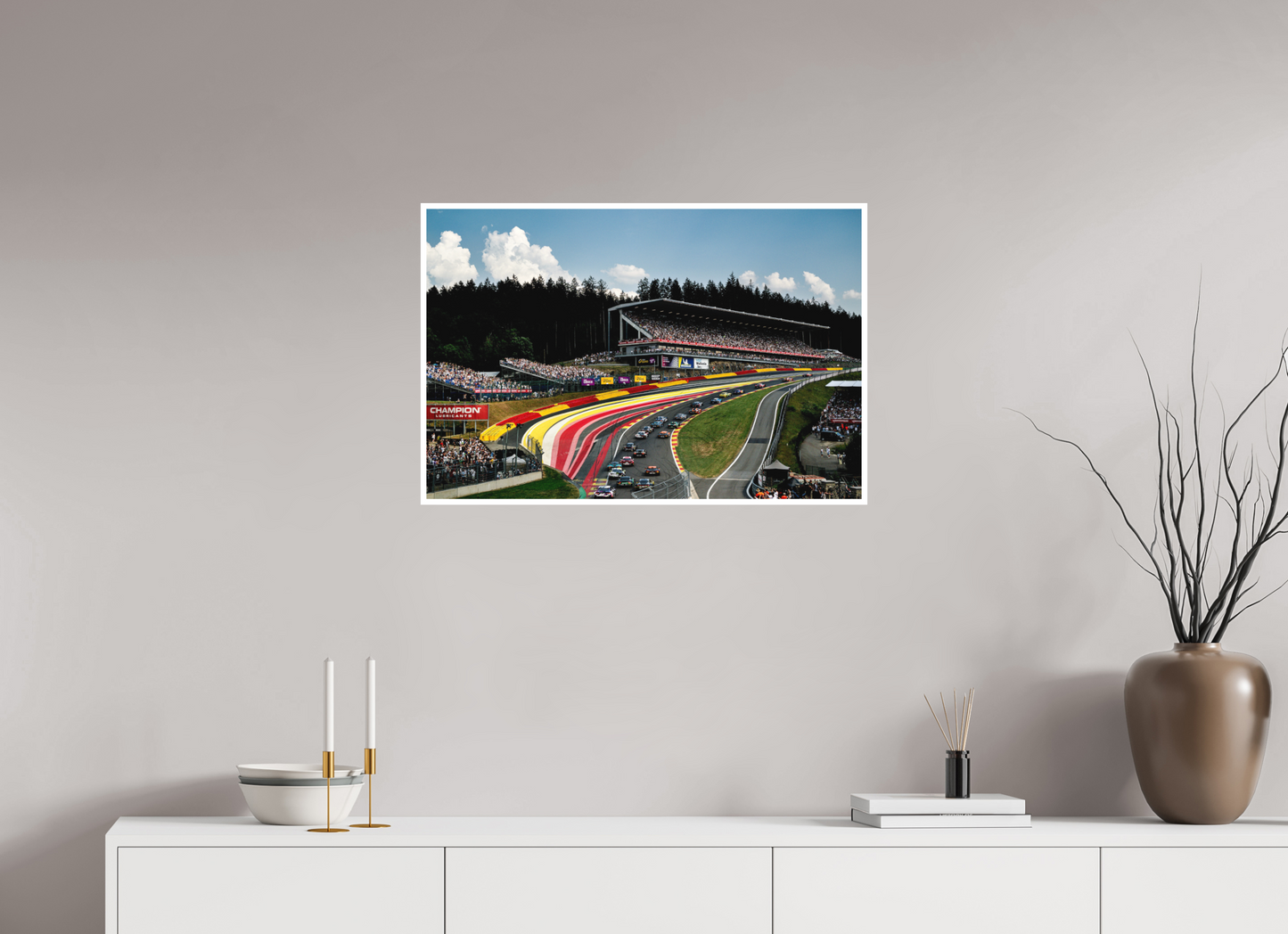 75 x 50 cm, Fine Art 2 Matt The Start of the Crowdstrike 24hours of Spa - Francorchamps 2026