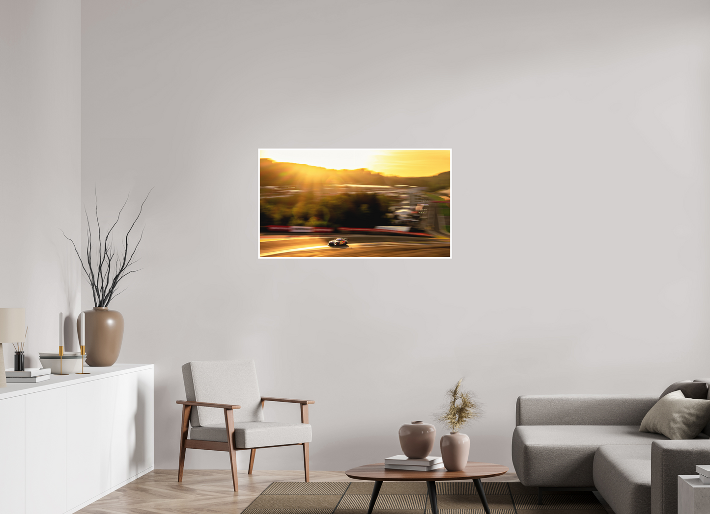112 x 63 cm, Fine Art 2 Matt Sunset on the Raidillon