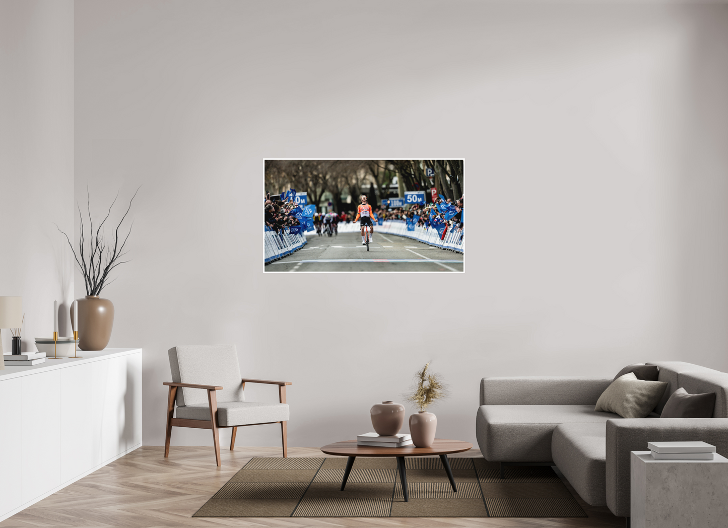 144 x 81 cm, Fine Art 2 Matt Cic Tour De La Provence 2026 - Stage 3 / The Win