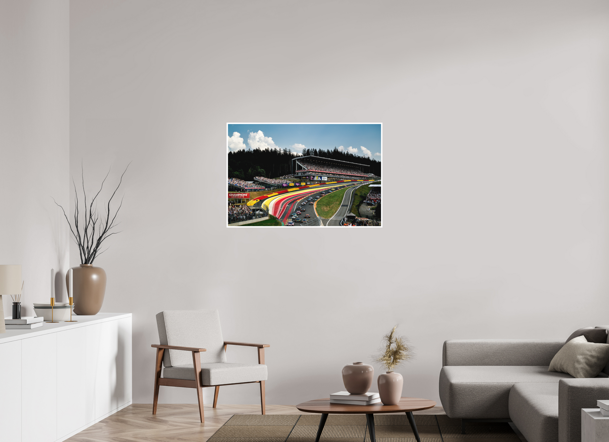 105 x 70 cm, Fine Art 2 Matt The Start of the Crowdstrike 24hours of Spa - Francorchamps 2026