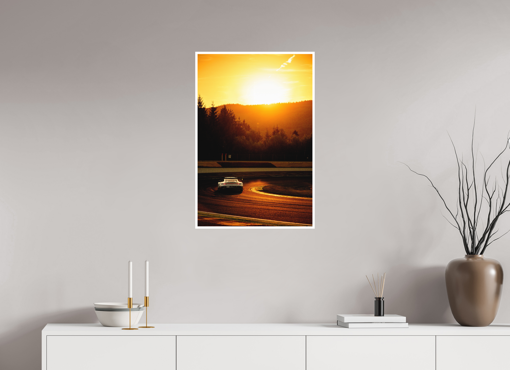 50 x 75 cm, Fine Art 2 Matt 911 Sunset Bruxelles turn Spa Francochamps 2026
