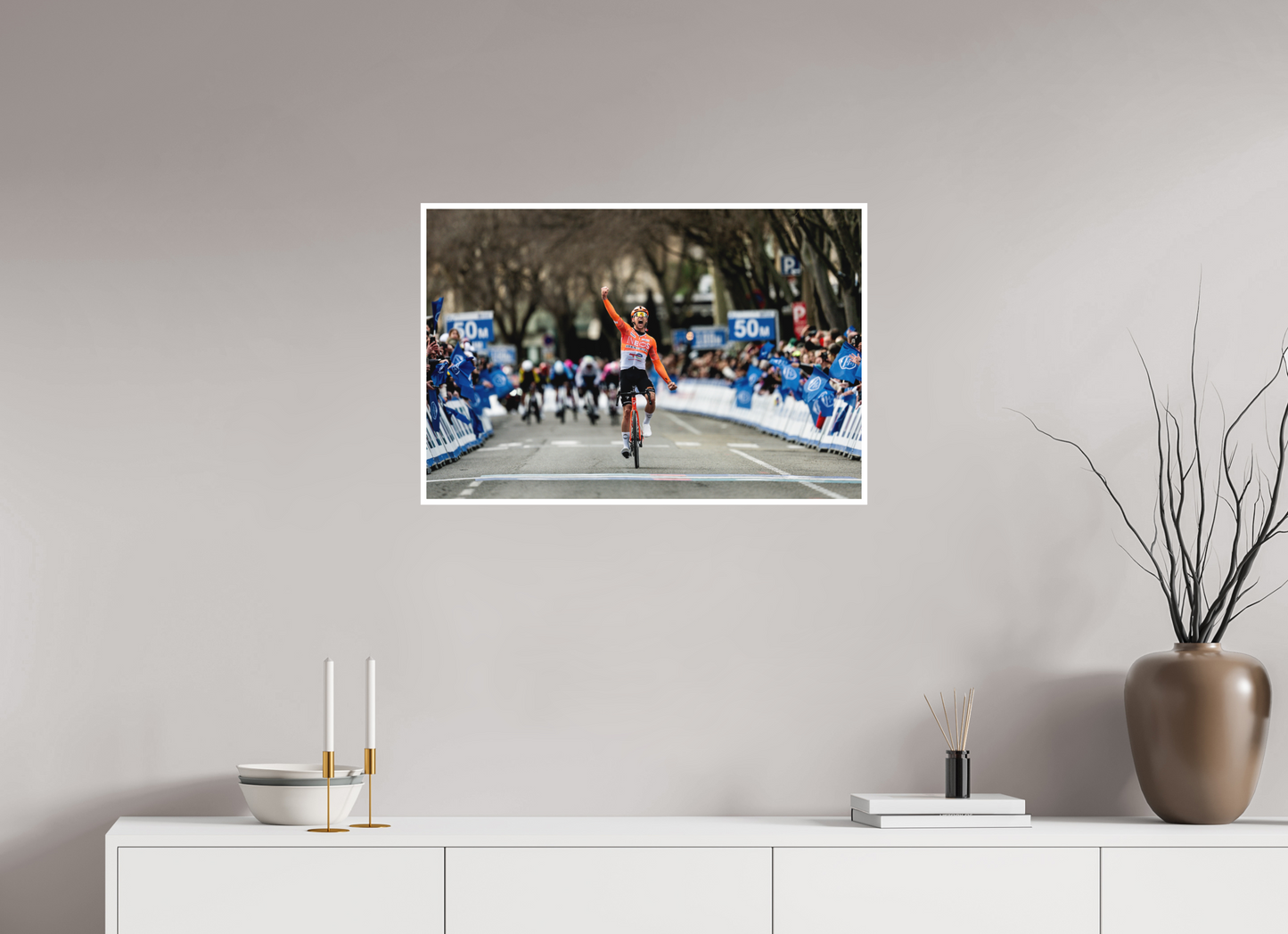 75 x 50 cm, Fine Art 2 Matt Cic Tour De La Provence 2026 - Stage 3 / The Win V2