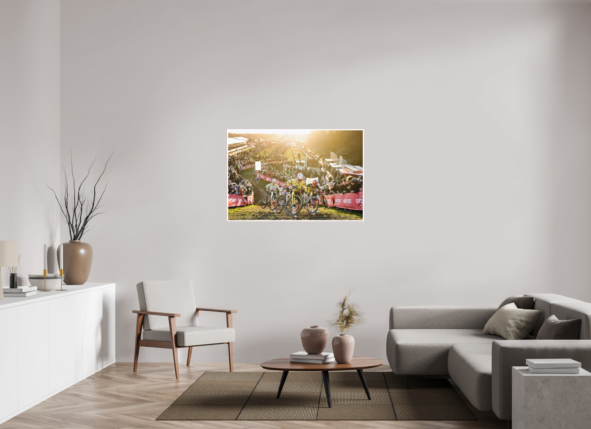 120 x 80 cm, Fine Art 2 Matt Uci Cyclocross Worldcup 2025 - 2026 Round 9 Dendermonde
