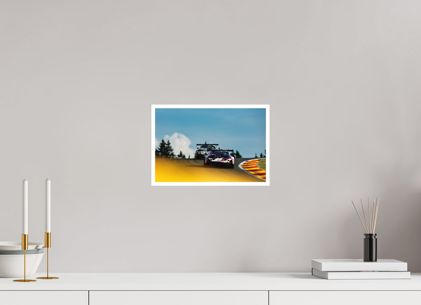 30 x 20 cm, Fine Art 2 Matt Up the raidillon - 24 hours of Spa Francorchamps