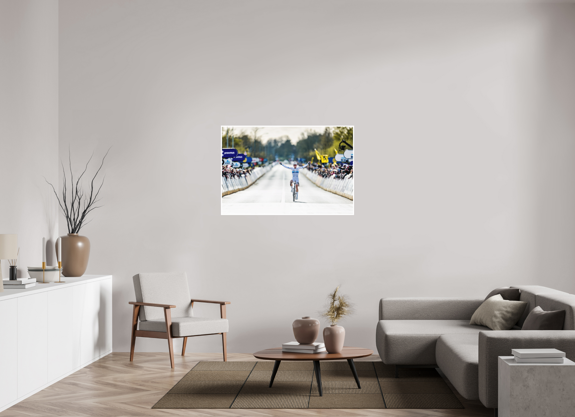 120 x 80 cm, Fine Art 2 Matt Demi Vollering wins RVV 26