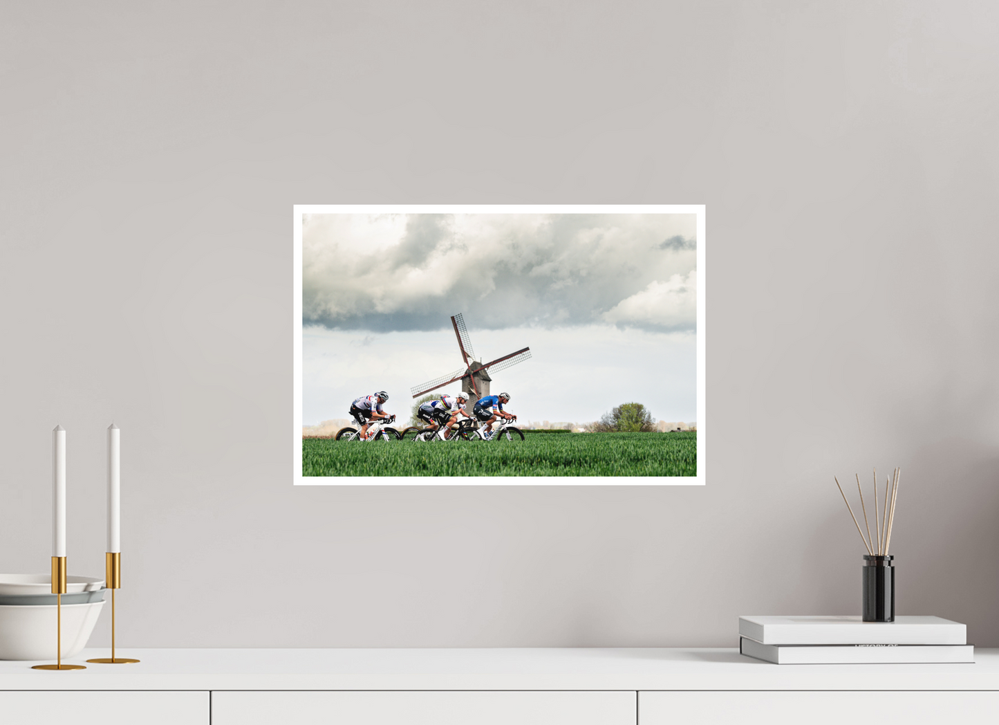 45 x 30 cm, Fine Art 2 Matt The windmill of the Molenberg