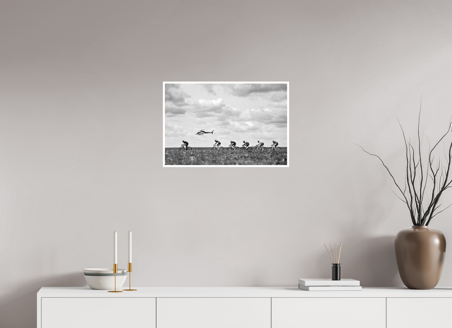 60 x 40 cm, Fine Art 2 Matt Flanders Fields 2026 - Plugstreet Sector / B&W version