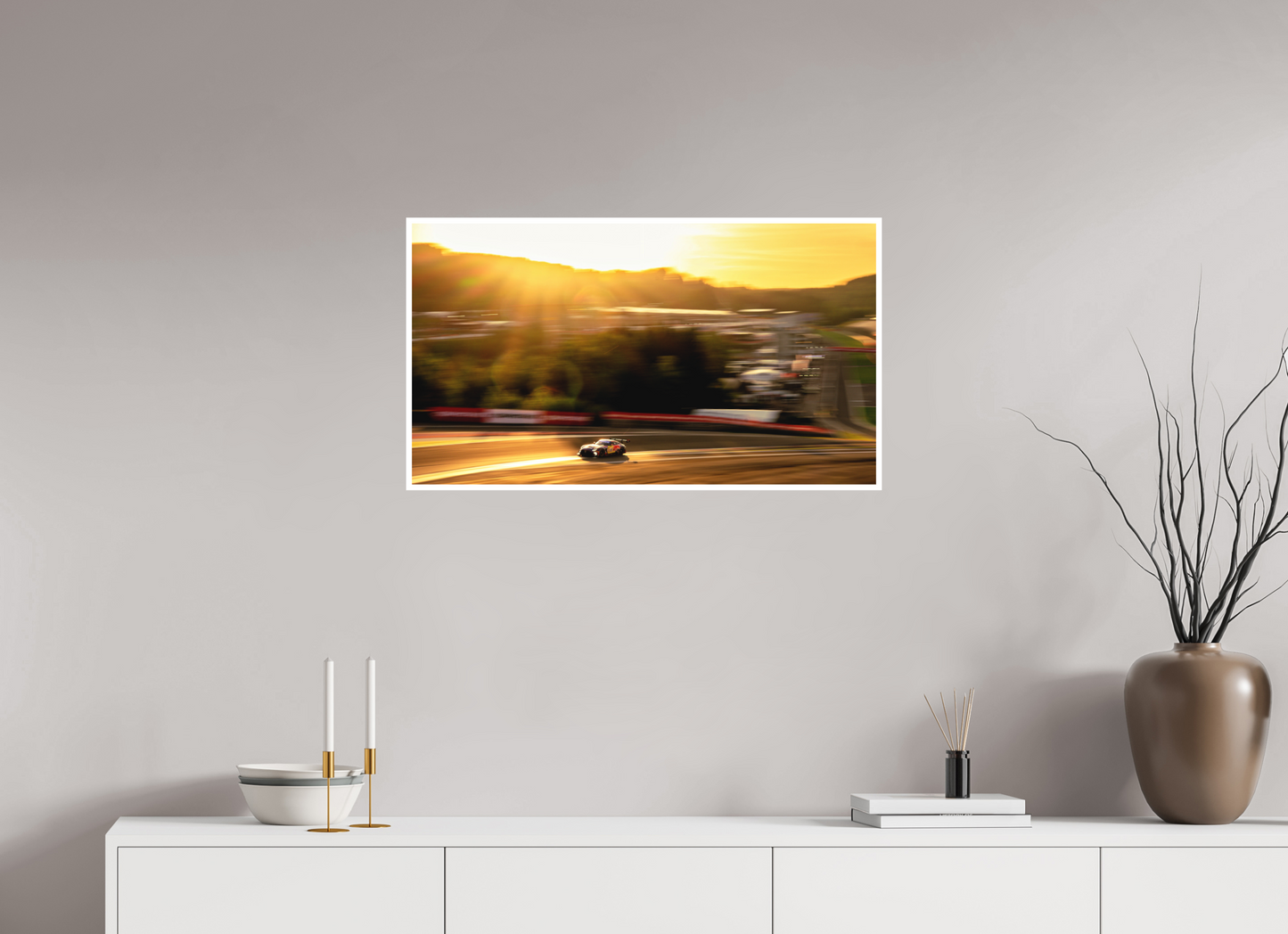 80 x 45 cm, Fine Art 2 Matt Sunset on the Raidillon