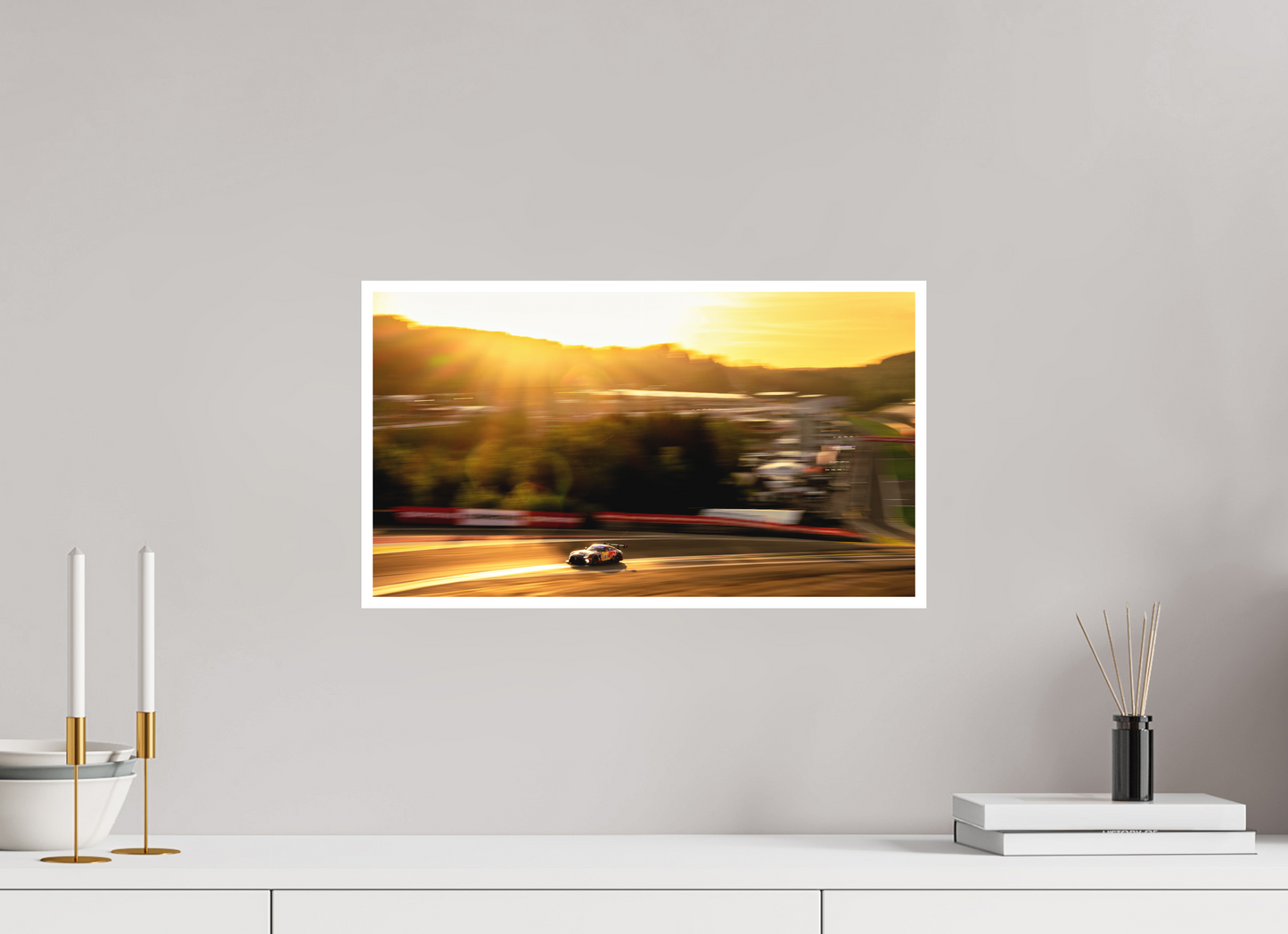 48 x 27 cm, Fine Art 2 Matt Sunset on the Raidillon