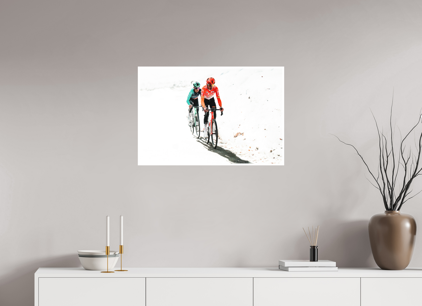 75 x 50 cm, Fine Art 2 Matt Cic Tour de La Provence Stage 2 Montagne de Lure