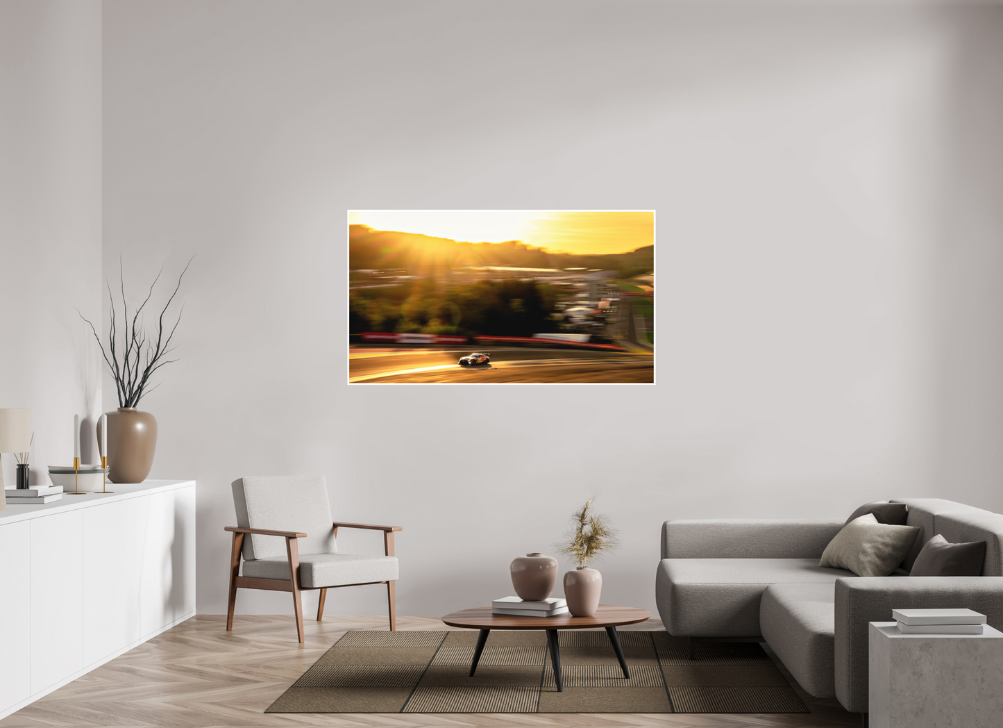160 x 90 cm, Fine Art 2 Matt Sunset on the Raidillon