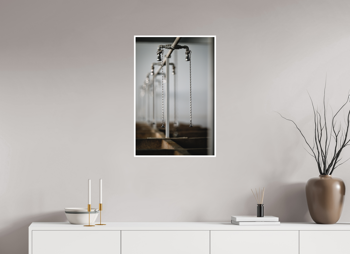 50 x 75 cm, Fine Art 2 Matt Paris Roubaix showers