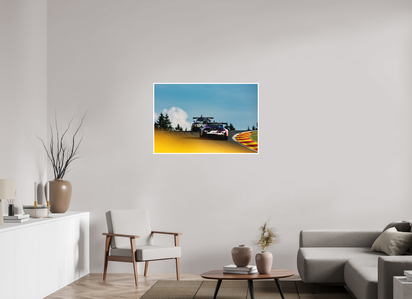 105 x 70 cm, Fine Art 2 Matt Up the raidillon - 24 hours of Spa Francorchamps