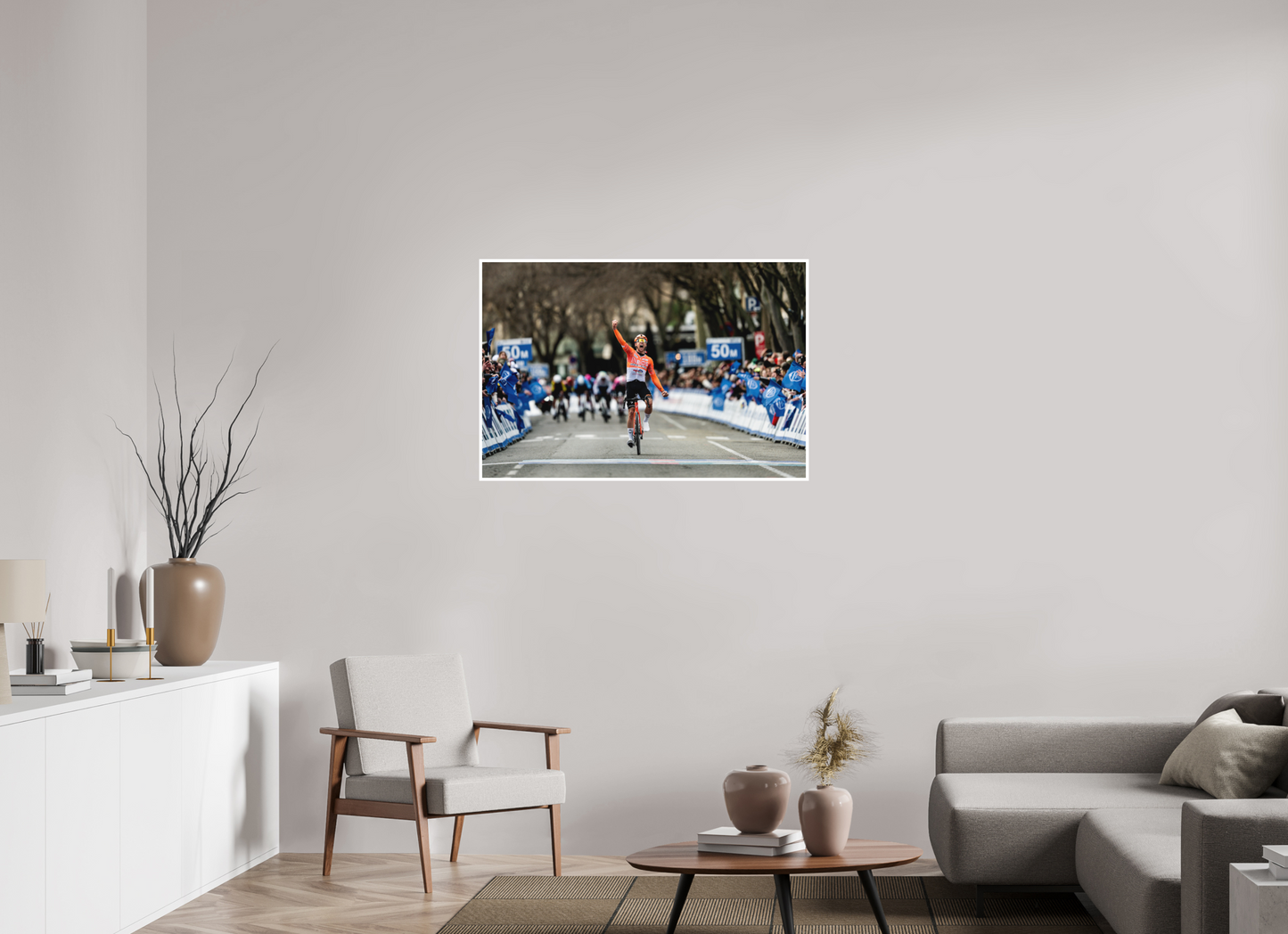 105 x 70 cm, Fine Art 2 Matt Cic Tour De La Provence 2026 - Stage 3 / The Win V2